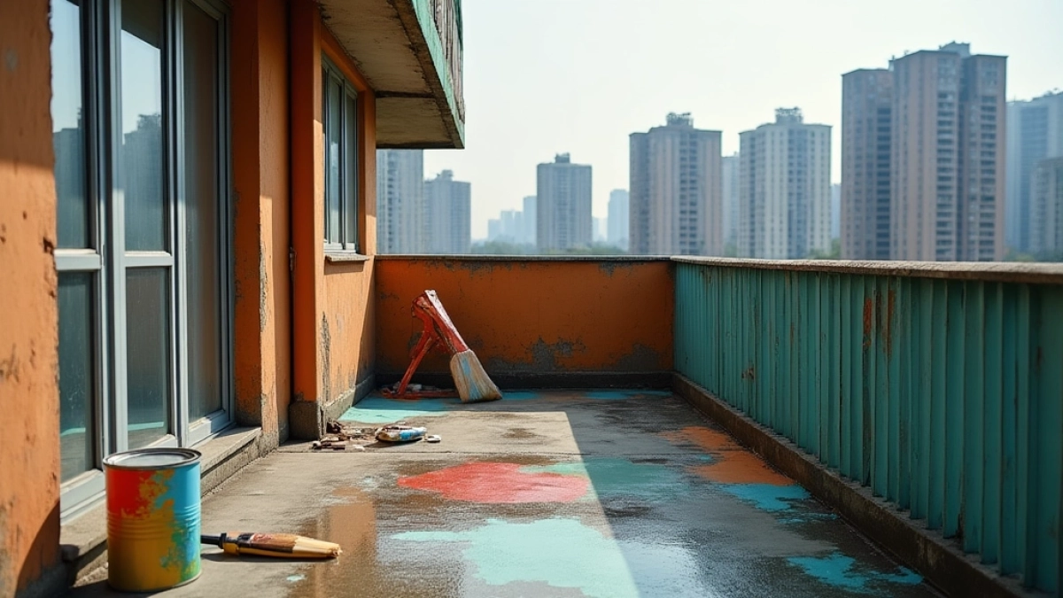 Czy można pomalować balkon w bloku
