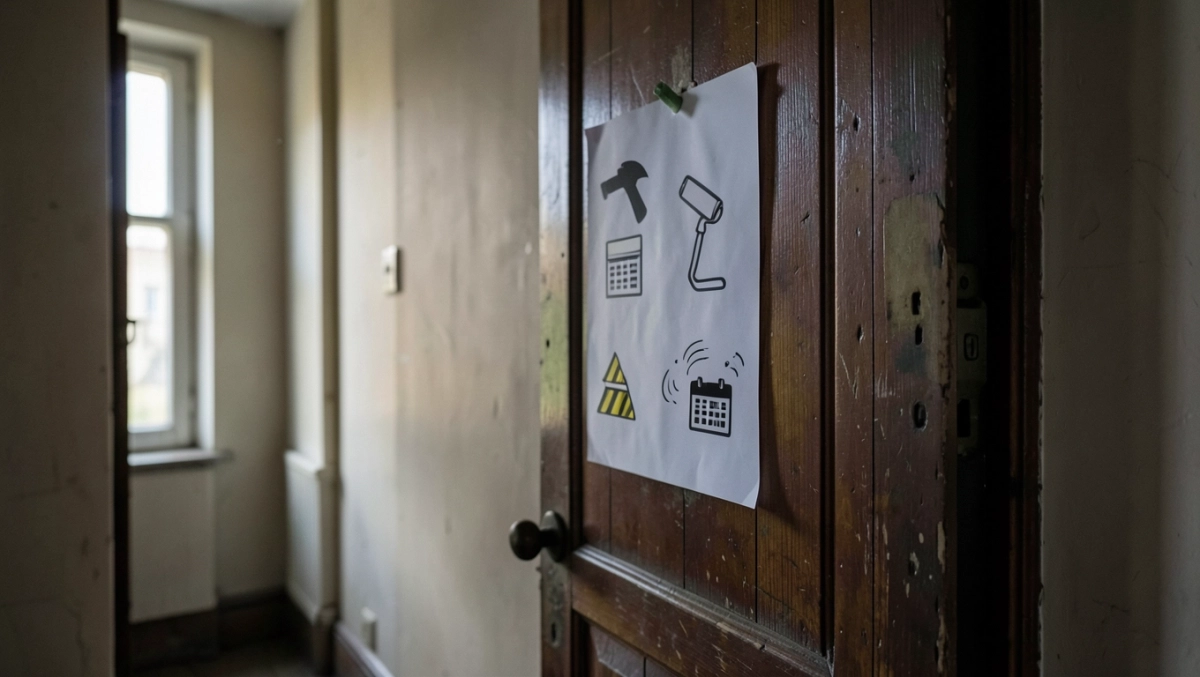 informacja o remoncie mieszkania wzór