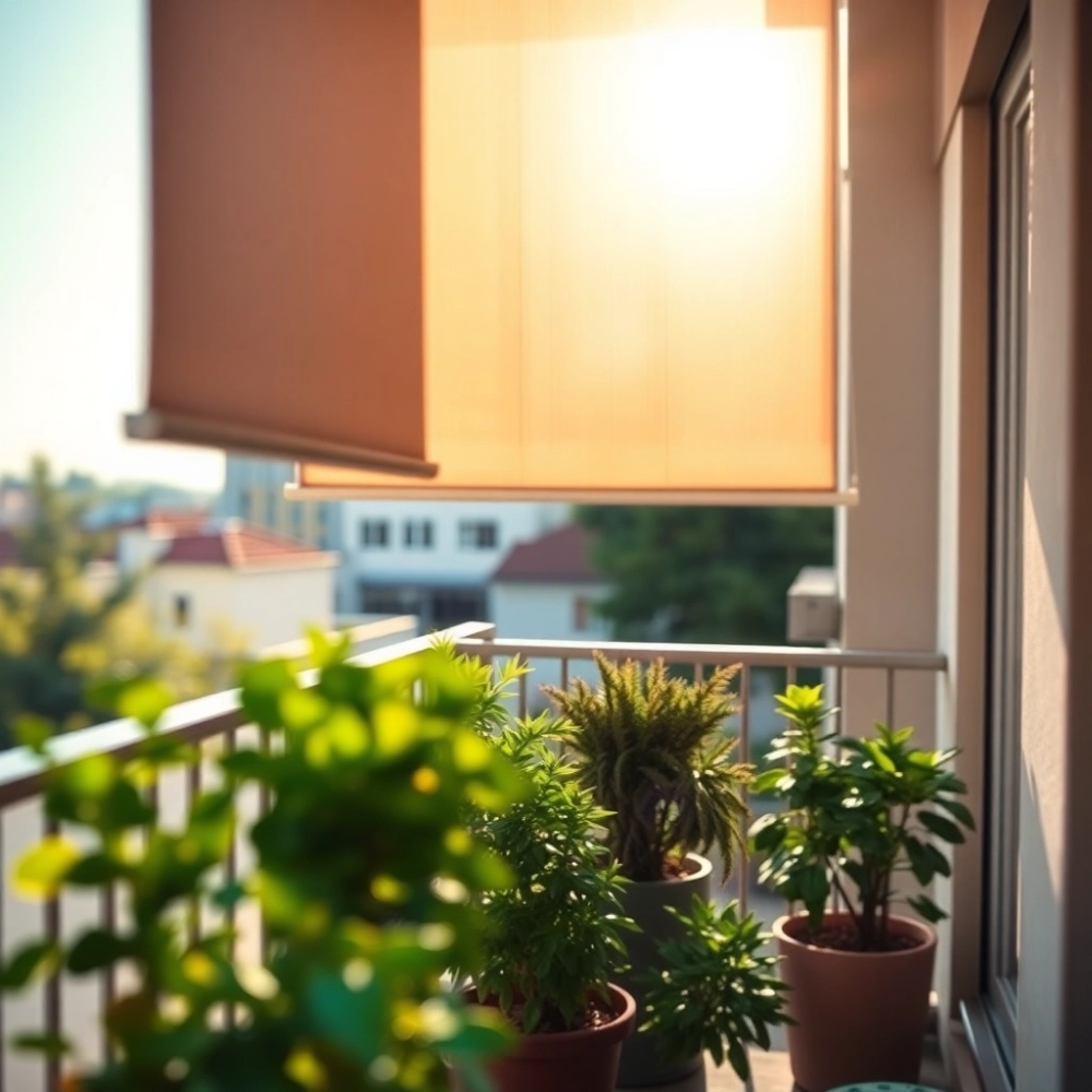Jak osłonić balkon w bloku przed słońcem