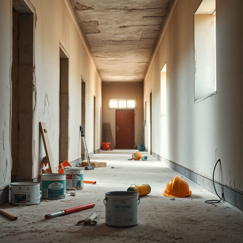 prace remontowe w bloku