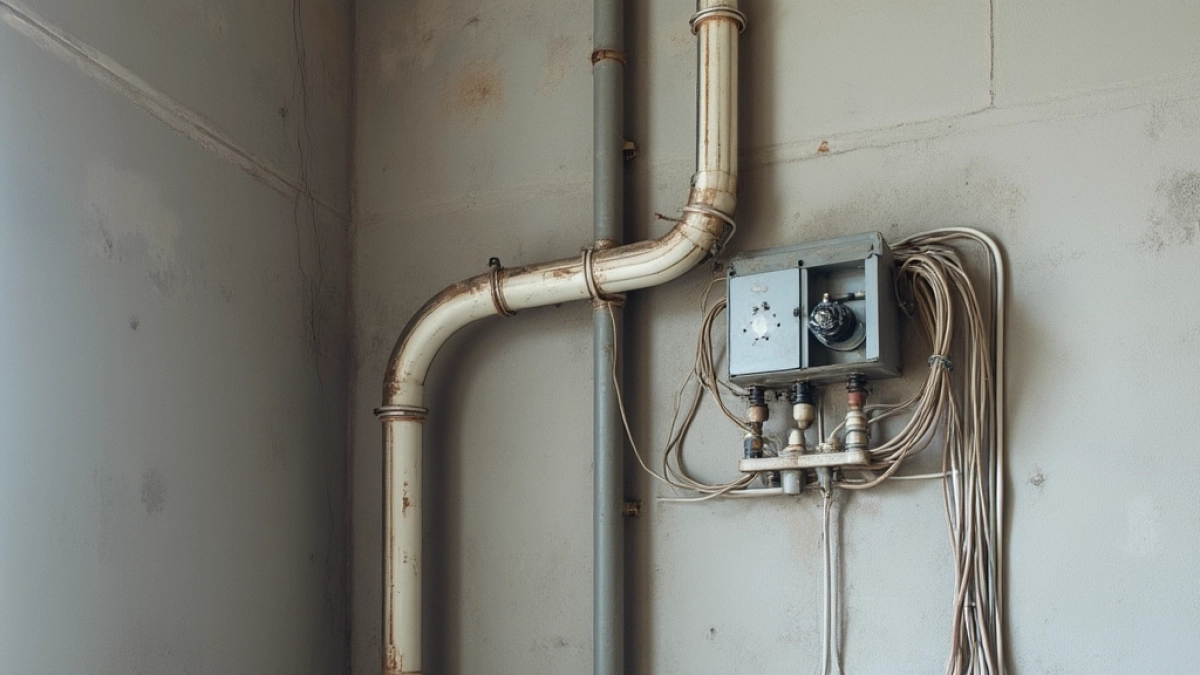 Schemat instalacji elektrycznej w bloku z wielkiej płyty