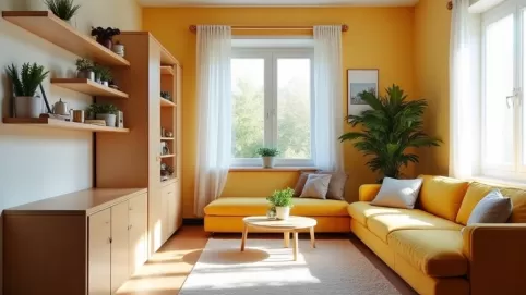 aranżacja mieszkania w bloku z wielkiej płyty