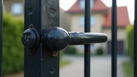 Jak zablokować klamkę w furtce