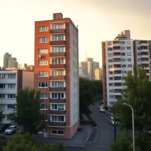 Jaką wysokość ma blok 4 piętrowy