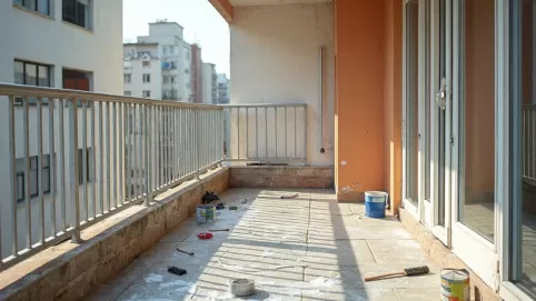 malowanie balkonu w bloku