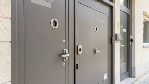 Przepisy ppoż w blokach drzwi wejściowe